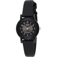 Casio LQ-139AMV-1B3 Reloj clásico de resina para mujer en color negro con marcas doradas y resistente al agua