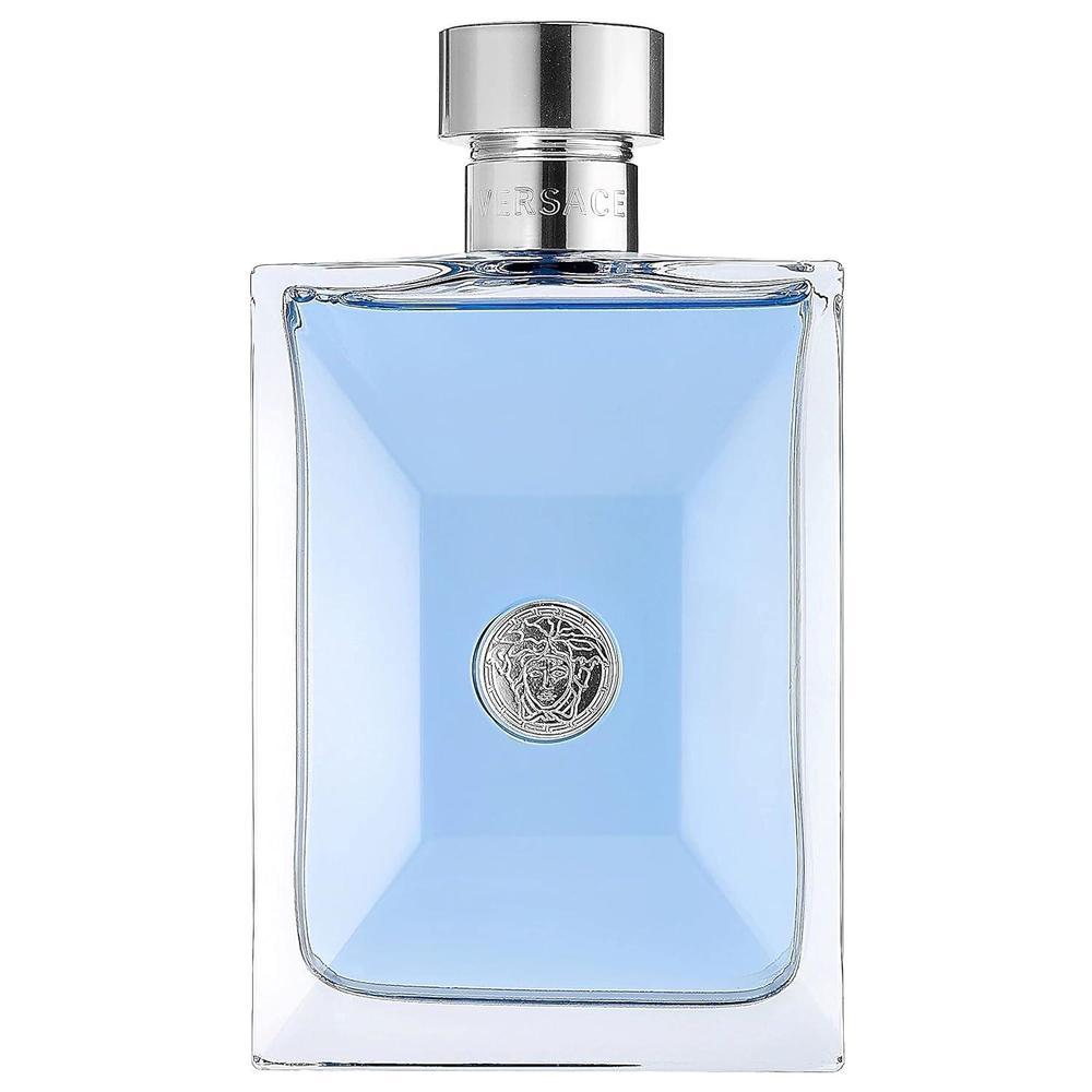 Versace Pour Homme Signature azul oscuro para hombre, Versace Pour Homme M en caja