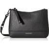 Calvin Klein Sonoma Lamb Novelty Messenger Crossbody - Bolso cruzado casual de piel sintética de alta calidad, compartimentos interiores y cremallera