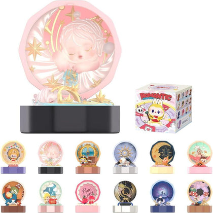 POP MART Caja romántica para anillos serie 4, escena de figuras ciegas, juguetes coleccionables, decoración, regalos para todos