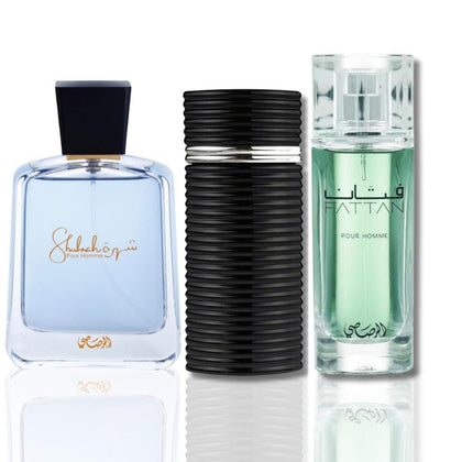 RASASI Fattan colección de perfumes masculinos: Fattan, Shuhrah y Egra