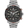 Citizen Reloj Promaster Air Skyhawk Eco-Drive Super Titanium para hombre con cronometraje atómico y cristal antirreflectante