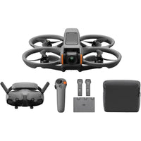 DJI Avata 2 Fly More Combo con 3 baterías, dron FPV con cámara 4K para adultos y experiencia aérea inmersiva, protector de hélice