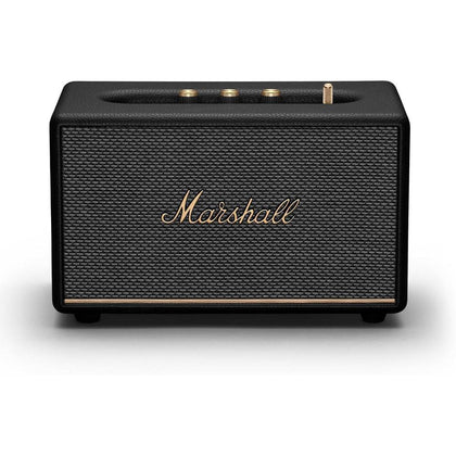 Marshall Acton III - Altavoz Bluetooth para el hogar en color negro, con conectividad Bluetooth 5.2 y un diseño sostenible