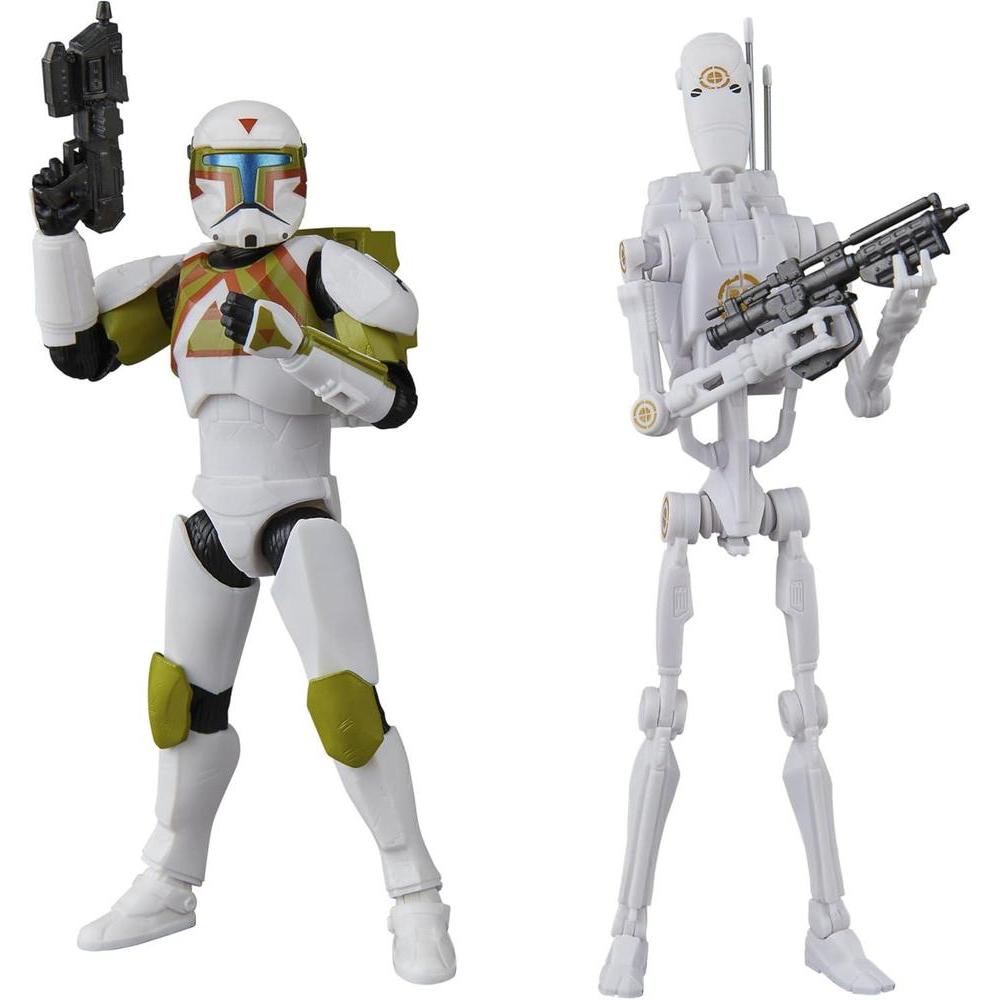 Star Wars Clone Commando Urban Fighter y B1 Battle Droid en Battlefront II, figuras de acción exclusivas con accesorios
