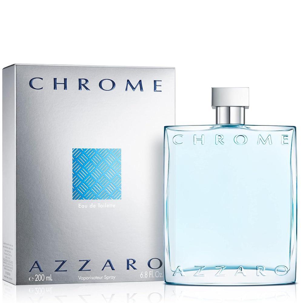 Azzaro Chrome Eau de Toilette Fresh Aquatic Mens Cologne