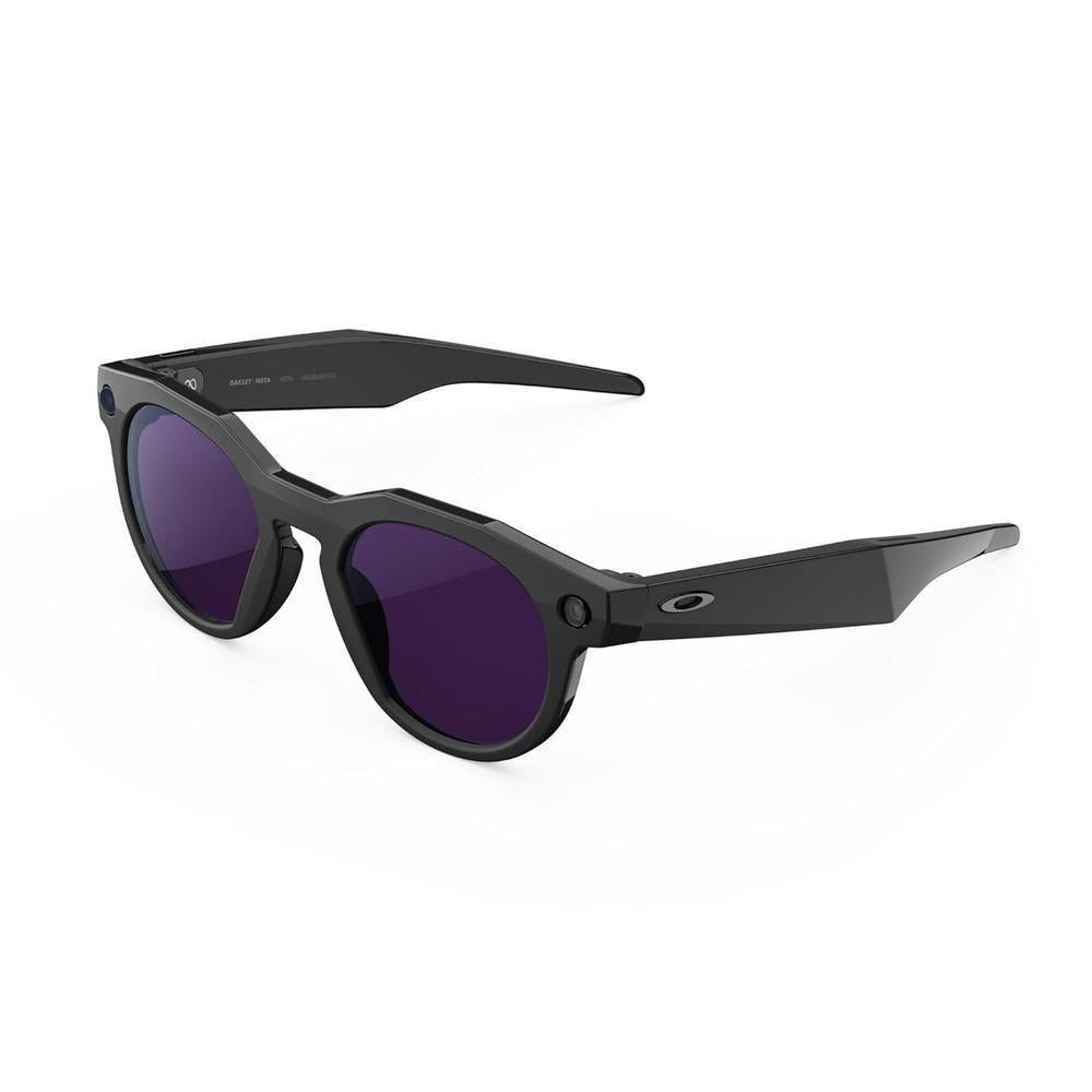 Oakley Meta HSTN en Warm Grey, gafas inteligentes con IA para deportes, atletas, cámara 3K HD, audio abierto, lentes Prizm Polarized