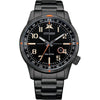 Citizen Reloj Eco-Drive Weekender Avion Field para hombre, acero inoxidable IP negro, esfera negra (Modelo: BM7555-59E)