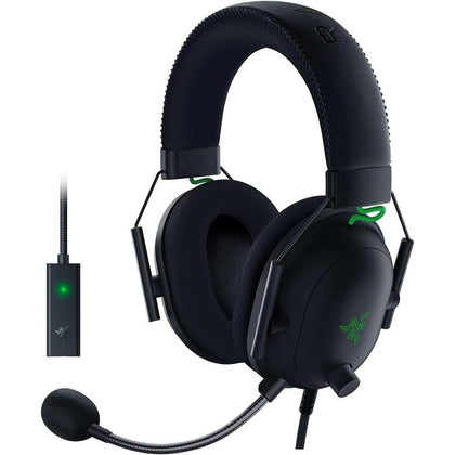 Razer BlackShark V2 Auriculares para juegos: sonido envolvente THX 7.1, controladores de 50 mm, micrófono desmontable