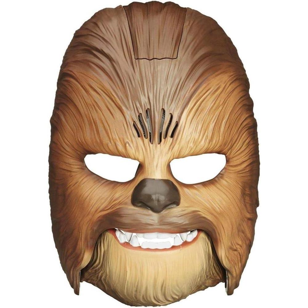 Máscara electrónica de Chewbacca de Star Wars con sonidos Wookiee FX para disfrutar en juegos de rol y diversión temática
