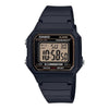 Reloj Digital Casio W217H para Hombre, Resistente al Agua, Cronómetro, Luz LED, Alarma, Batería de 7 años