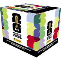 Panini FIFA Copa del Mundo 2026, caja de colección de cromos con 50 paquetes, exclusivo naranja paralelo de Amazon