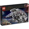 Lego Star Wars Millennium Falcon Set de construcción con Finn, Chewbacca, Lando y más, colección The Rise of Skywalker