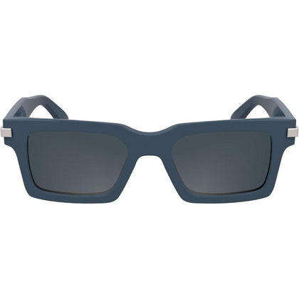 Gafas de sol Calvin Klein Ck25503s con diseño rectangular moderno, construcción en acetato renovado y logotipo en metal