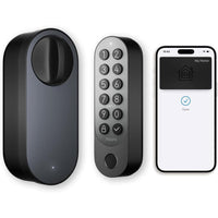 Aqara Smart Lock U200 con teclado, cerradura sin llave por huella digital, compatible Apple Home con batería recargable
