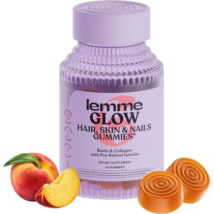 Gomitas con colágeno, biotina, minerales y vitaminas antioxidantes para fortalecer cabello, uñas y piel, sin lácteos ni gluten