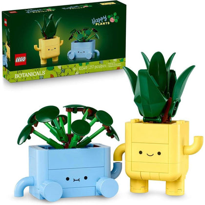 LEGO Botanicals Happy Plants para niños de 9+ - Decoración para escritorio - Regalo perfecto para jóvenes aficionados a las plantas