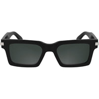 Gafas de sol rectangulares Calvin Klein con detalles metálicos y marco de acetato reciclado para un estilo sofisticado