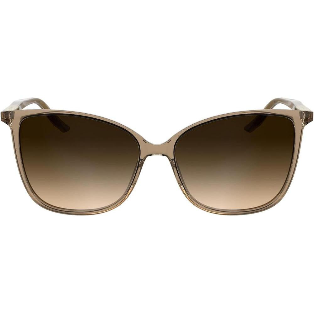 Gafas de sol Calvin Klein para mujer modelo CK25504S con diseño cuadrado, lentes degradadas y detalle metálico elegante