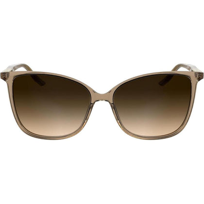Gafas de sol Calvin Klein para mujer modelo CK25504S con diseño cuadrado, lentes degradadas y detalle metálico elegante