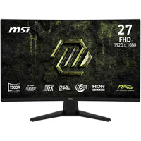 Monitor para juegos MSI MAG 274CF E20 con resolución FHD, 200Hz, 0.5ms, HDR, Adaptive Sync, HDMI y DisplayPort, negro