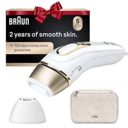 Depiladora láser Braun Silk Expert Pro 5 PL5137 para mujeres y hombres, incluye maquinilla Venus, cableada, uso en cuerpo y cara