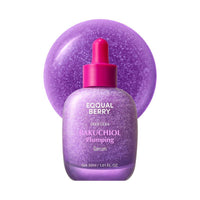 Eqqualberry Suero Facial Plumping Bakuchiol 5000ppm 4% Niacinamida Ácido Hialurónico Piel Sensible 30ml