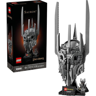 LEGO Icons The Lord of The Rings: Sauron's Helmet - Set de construcción para adultos con minifigura de Sauron