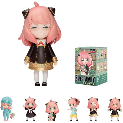 POP MART Spy × Family Serie Anya's Daily Life con figuras de caja ciega, diseño aleatorio, juguetes coleccionables