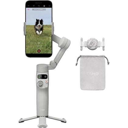 DJI Osmo Mobile 7 - Estabilizador de cardán para iPhone y Android con ActiveTrack 7.0 y trípode integrado