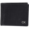Billetera Calvin Klein de cuero con tecnología RFID, múltiples ranuras para tarjetas y ventana de identificación
