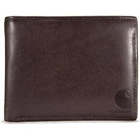 Carhartt Carteras duraderas de cuero marrón aceitado para hombre, varios estilos disponibles