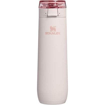 Termo STANLEY Flowstate con tapa a prueba de fugas, acero inoxidable aislado, diseño ergonómico, libre de BPA, color Rose Quartz