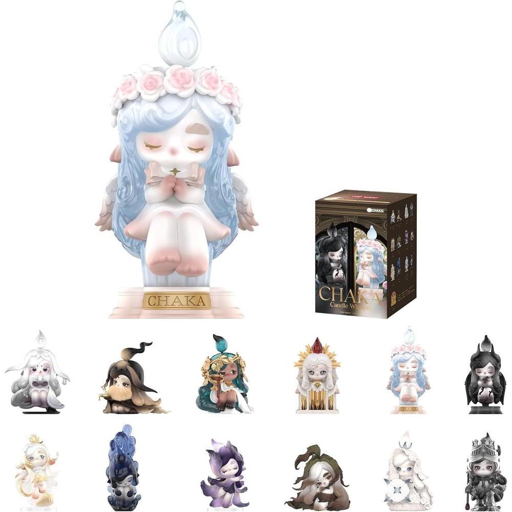 POP MART Chaka Candle Whisper - Figuras de colección sorpresa, decoración del hogar. Regalo ideal para niños y niñas