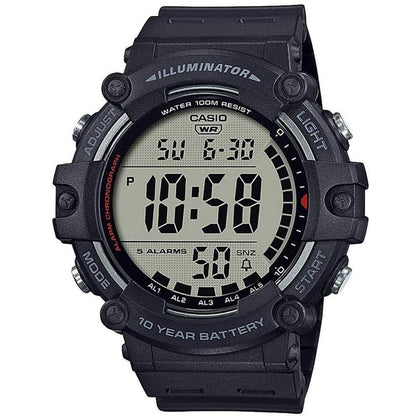 Reloj digital Casio Illuminator AE1500WH con batería de larga duración, LED y múltiples funciones para hombre