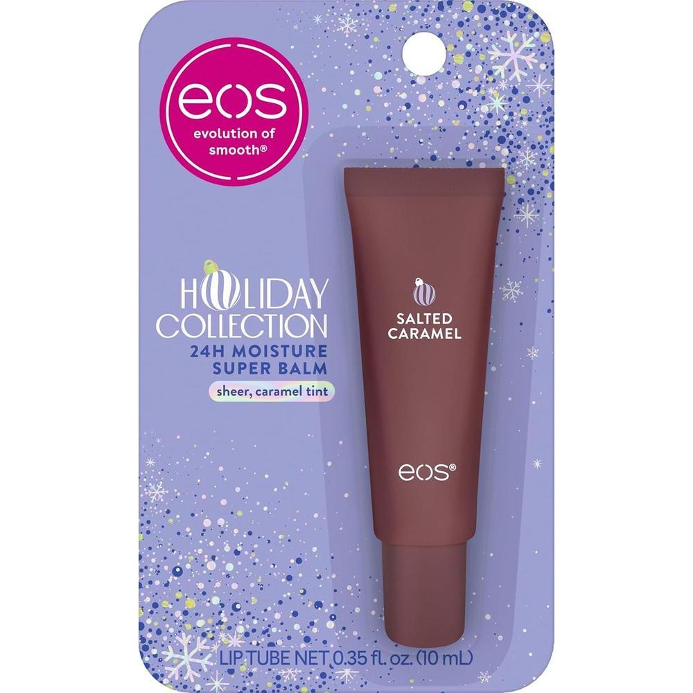 Eos Holiday Super Bálsamo con Color Salted Caramel Lip Tint 0.35oz
