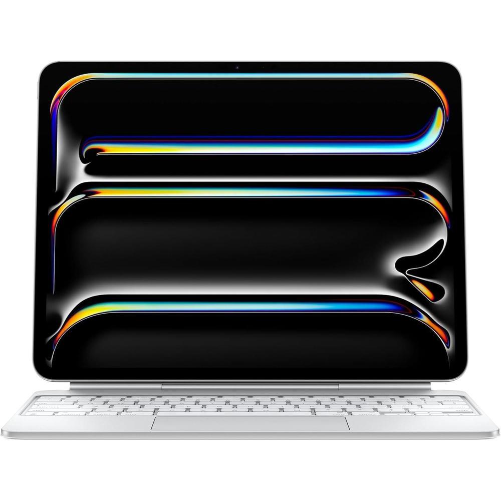 Apple Funda con teclado mágico para iPad Pro con trackpad integrado y fila de funciones, en color blanco