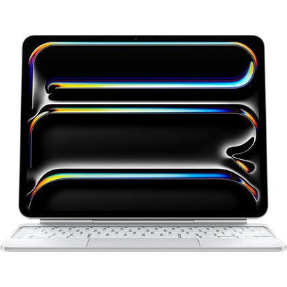 Apple Funda con teclado mágico para iPad Pro con trackpad integrado y fila de funciones, en color blanco