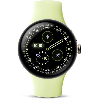 Google Pixel Watch 4 - Reloj inteligente con Android, AI, seguimiento de salud y GPS. Caja de aluminio dorado champán