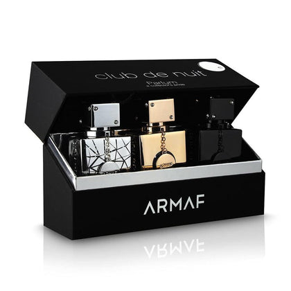 ARMAF Club De Nuit set de regalo para hombre con fragancias Intense, Milestone y Sillage, lujo y sofisticación