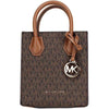 Michael Kors Mercer - Bolso bandolera de piel con guijarros extra pequeño