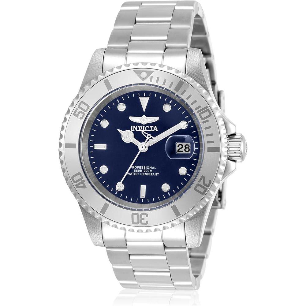 Invicta Pro Diver 34023 Reloj de Acero Inoxidable para Hombre con Esfera Azul y Movimiento de Cuarzo