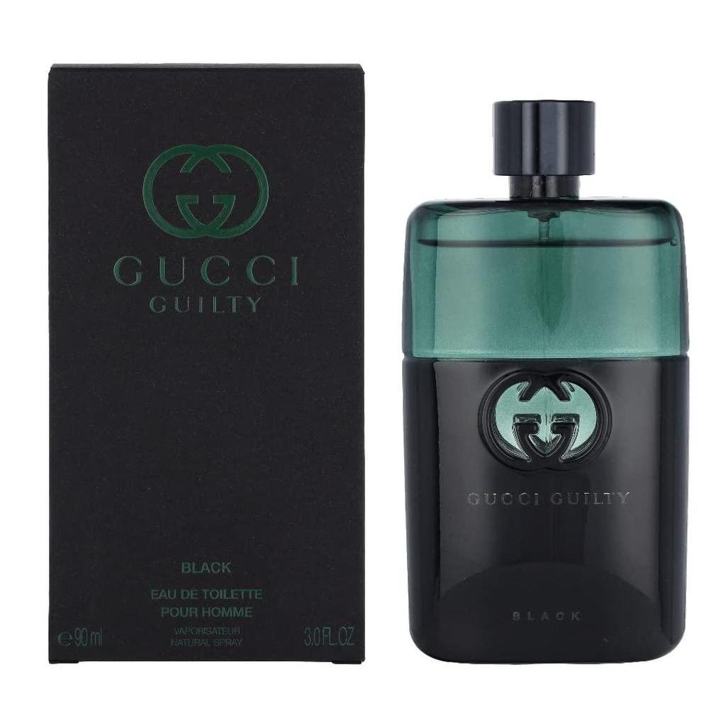 Gucci Guilty Black Pour Homme Eau de Toilette Spray para Hombre, Fragancia Moderna y Seductora