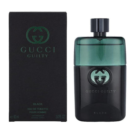 Gucci Guilty Black Pour Homme Eau de Toilette Spray para Hombre, Fragancia Moderna y Seductora