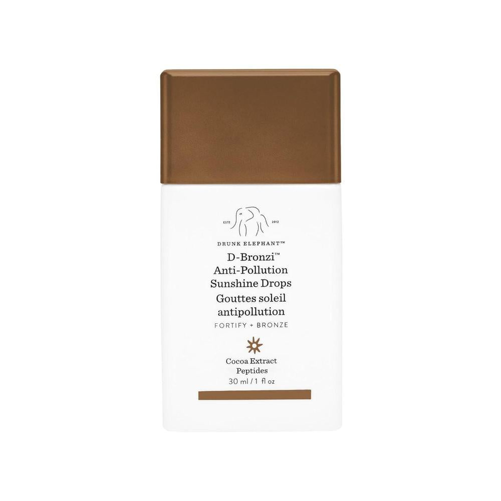 Drunk Elephant D-Bronzi Sunshine Drops: Suero Bronceador Facial, Seguro y Efectivo, Libre de Aceites, Fragancias 30ml