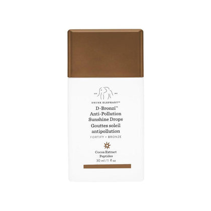 Drunk Elephant D-Bronzi Sunshine Drops: Suero Bronceador Facial, Seguro y Efectivo, Libre de Aceites, Fragancias 30ml