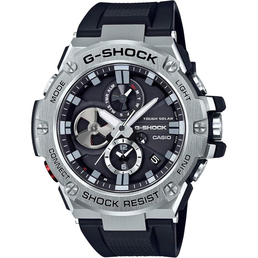 Reloj Casio G-Shock G-Steel con Bluetooth, cronógrafo, resistente al agua, ideal para hombres con diseño moderno y duradero