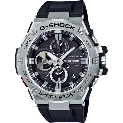 Reloj Casio G-Shock G-Steel con Bluetooth, cronógrafo, resistente al agua, ideal para hombres con diseño moderno y duradero