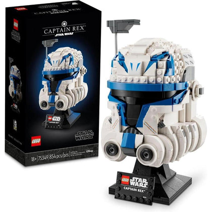 LEGO Star Wars - Juego de construcción de casco del Capitán Rex para adultos, modelo coleccionable de The Clone Wars