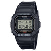 Casio G-Shock reloj digital clásico para hombre con alarma, cronómetro y resistencia al agua, modelo DW5600UE-1V